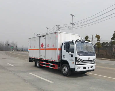 大力牌DLQ5120XRQEQ6型易燃氣體廂式運輸車