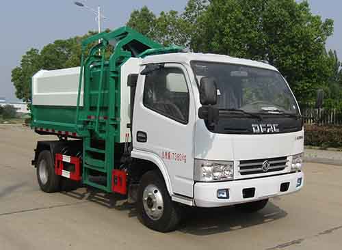 中汽力威牌HLW5073ZZZ6EQ型自裝卸式垃圾車