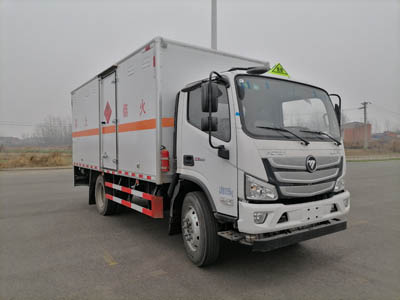 大力牌DLQ5120XRQBJ6型易燃氣體廂式運輸車