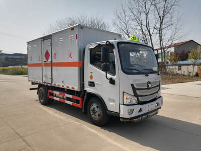 大力牌DLQ5041XRQBJ6型易燃氣體廂式運輸車